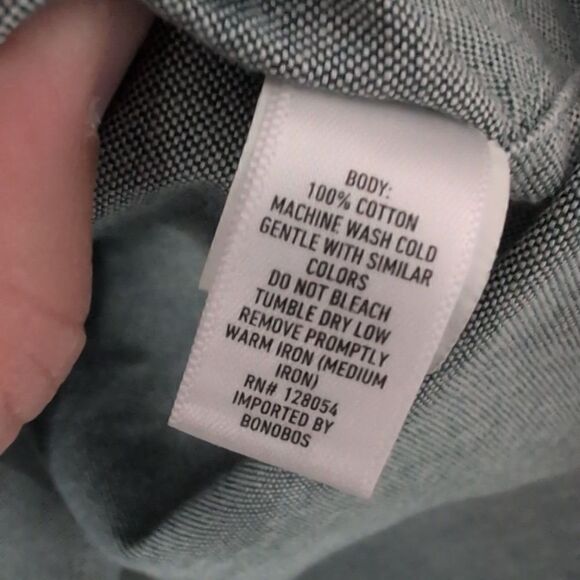 Bonobos Green Button Up Dress Shirt. Stretch. Men's XXL - Picture 6 of 7